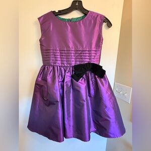 American Girl purple taffeta party dress 10